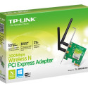 TP-LINK 300MBit/s WLAN-N PCI Express-Adapter Atheros-Chipsatz 2T2R 2.4GHz 802.11b/g/n 2 removeable a