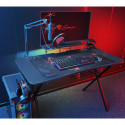 NATEC NDS-1550 Genesis Gaming Desk HOLM 300 RGB Hub USB, wirelesz chrger