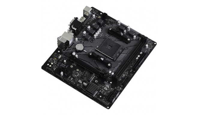 ASROCK B550M-HDV AM4 Socket DDR4 4733+ 1 x3.0 PCIe 16x4.0 HDMI DVI-D D-Sub 7.1 CH HD 4 SATA3 6 USB 3