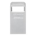 KINGSTON 256GB DataTraveler Micro 200MB/s Metal USB 3.2 Gen 1