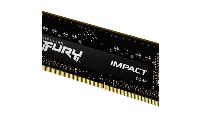 KINGSTON 16GB 3200MHz DDR4 CL20 SODIMM 2-osaline komplekt FURY Impact