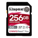 Kinston memory card 256GB Canvas React Plus SDXC UHS-II 300R/260W U3 V90