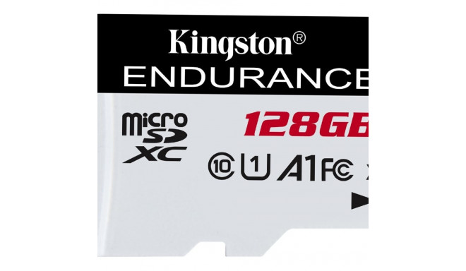 KINGSTON 128GB microSDXC Endurance 95R/45W C10 A1 UHS-I Card Only
