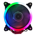 GEMBIRD CPU cooling fan Huracan ARGB X130 12cm 150 W multicolor LED 4 pin