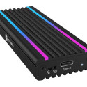 ICY BOX IB-1824ML-C31 USB Type-C Enclosure for M.2 NVMe SSD - RGB illuminated