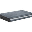 GEMBIRD EE2-U3S-6-GR HDD/SSD Drive enclosure 2.5inch with USB Type-C port USB 3.1 brushed aluminum g