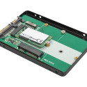 DIGITUS 2.5inch SATA HDD Enclosure M.2 or mSATA SATA 3 6Gbit/s write speed up to 520MB/s