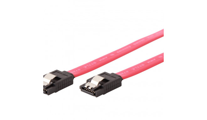 GEMBIRD CC-SATAM-DATA-XL Gembird Serial ATA III 100 cm Data Cable, metal clips, red