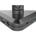 DIGITUS Monitor Gas Spring Mount with USB-C Dock 5 Port 30inch 9kg max black