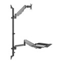 DIGITUS Flexible Single Monitor stand/seat wall-mounted workstation