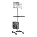 DIGITUS Mobile workstation with individual height adjustment