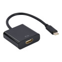 GEMBIRD USB Type-C to HDMI adapter cable 4K60Hz 15cm black