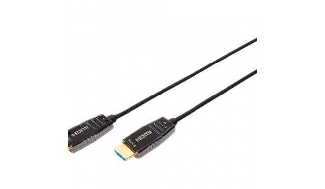 ASSMANN HDMI AOC Hybrid-fiber connection cable Type A M/M 15m UHD 8K60Hz CE gold bl