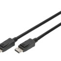 ASSMANN DisplayPort connection cable DP M/M 3m w/lock UHD 8K Vers. 1.3/1.4 bl