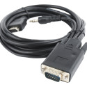 Gembird kaabel HDMI - VGA + 3,5mm (A-HDMI-VGA-03-10)