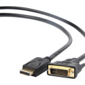 Gembird cable Displayport (M) - DVI-D (24+1) 1.8m (CC-DPM-DVIM-6)
