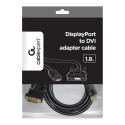 Gembird kaabel Displayport (M) - DVI-D (24+1) 1.8m (CC-DPM-DVIM-6)