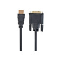 GEMBIRD CC-HDMI-DVI-10 Gembird HDMI to DVI male-male cable with gold-plated connectors, 3m, bulk pac