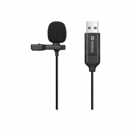 SANDBERG mikrofon USB-klambriga striimimiseks