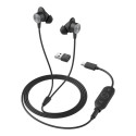 LOGITECH Zone Wired Earbuds Teams - Graphite - EMEA