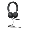 JABRA Evolve2 40 SE USB-C UC Stereo Evolve2 40 USB-C Stereo headset UC Soft pouch