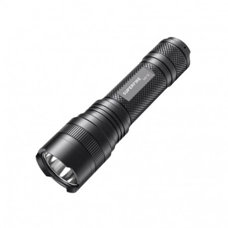 Superfire L6-U flashlight - 1480 lm, 330 m, 5 modes, 20W, USB-C