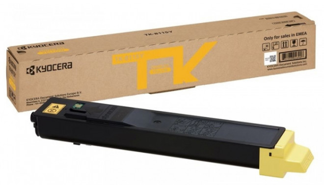 Kyocera tooner TK-8115Y 6000 lk, kollane