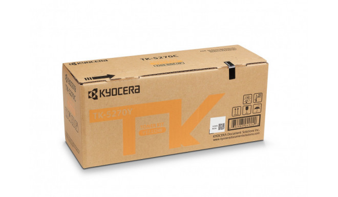 Kyocera tooner TK-5270Y 6000lk ECOSYS M6230cidn/P6230cdn, kollane