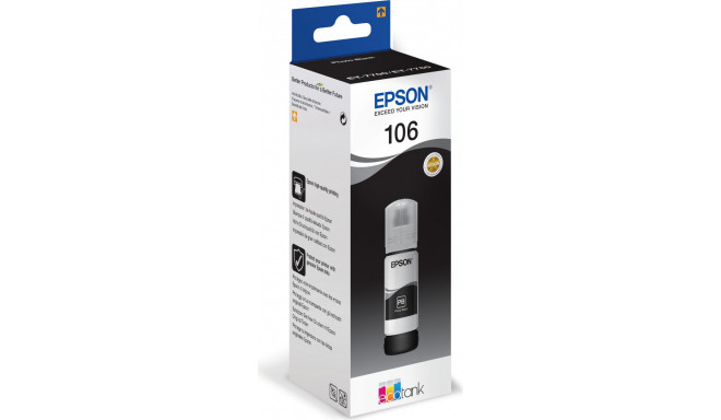 Epson tint 106 L7160/L7180 70ml, photo black