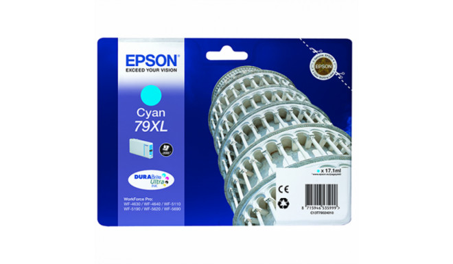 Epson tint WorkForce Pro WF-4630/WF-4640/WF-5110/WF-5190/WF-5620/WF-5690 17ml, tsüaan