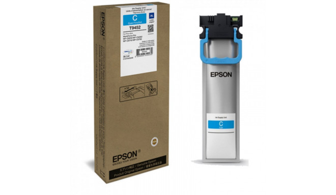 Epson tint WorkForce Pro WF-C5210DW/WF-C5290DW/WF-C5710DWF/WF-C5790DWF 38.1ml 5000lk XL, tsüaan