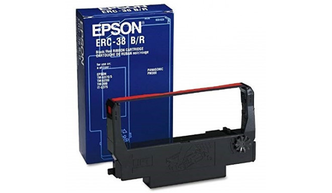 Trükilint Epson TM-U300 / 375 / 210 / 220 ERC38BR Must / punane