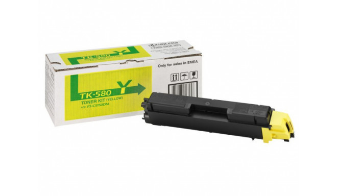 Kyocera tooner TK-580Y 2800lk, kollane