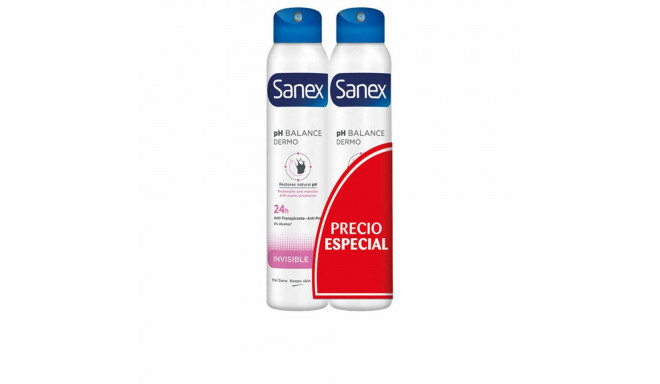 Pihustav deodorant Sanex Invisible 2 Ühikut 200 ml