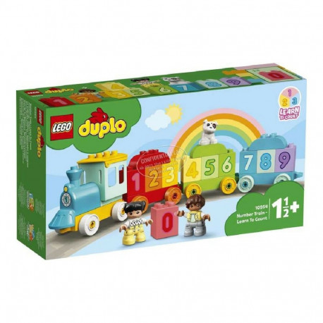 Konstruktsioon komplekt Duplo Number Train Lego 10954 DUPLO The Number Train Mitmevärviline (23 pcs)
