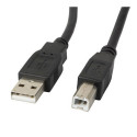 USB 2.0 A to USB B Cable Lanberg CA-USBA-11CC-0030-BK Black 3 m