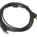 USB 2.0 A to USB B Cable Lanberg CA-USBA-11CC-0030-BK Black 3 m