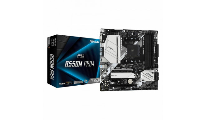 Emaplaat ASRock B550M Pro4 AMD B550 AMD AM4