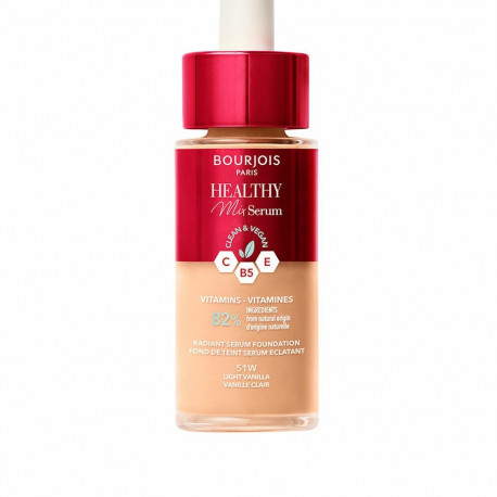 Vedel meigipõhi Bourjois Healthy Mix Seerum Nº 51W Light vanilla 30 ml