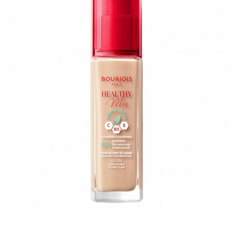 Liquid Make Up Base Bourjois Healthy Mix Nº 50.5N Light ivory Nº 50.5n-Light Ivory 30 ml