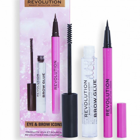 Meigikomplekt Revolution Make Up Eye & Brow Icons 2 Tükid, osad