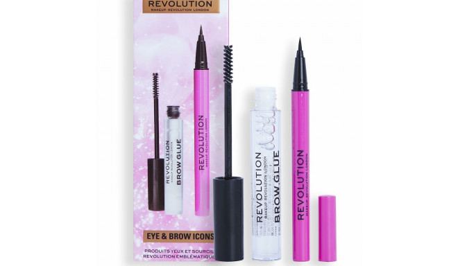 Meigikomplekt Revolution Make Up Eye & Brow Icons 2 Tükid, osad