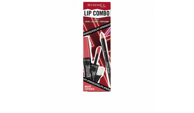 макияжный набор Rimmel London Lip Combo 3 Предметы Mauve Euphoria