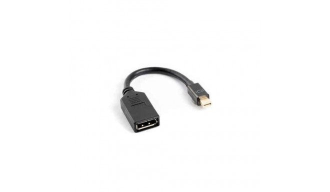 Mini DisplayPort-DisplayPort Kaabel Lanberg AD-0003-BK Must 10 cm