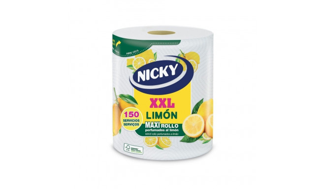 Бумажные полотенца для кухни Nicky Xxl Limón XXL Лимонный 150 штук