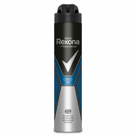 Spray Deodorant Rexona Cobalt Men 200 ml Men 48 hours