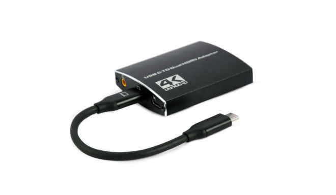 USB-C - HDMI Kaabel GEMBIRD A-CM-HDMIF2-01 Must