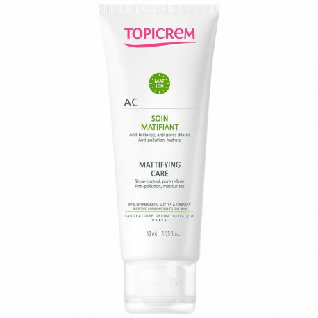 Näokreem Topicrem Ac Geel Matistav viimistlusvahend 40 ml