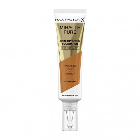 Meigi aluskreem Max Factor Miracle Pure Nº 89 Warm praline Nº 89-Warm Praline Spf 30 30 ml