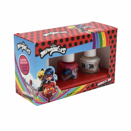 Laste meigikomplekt Lady Bug Miraculous 3 Tükid, osad